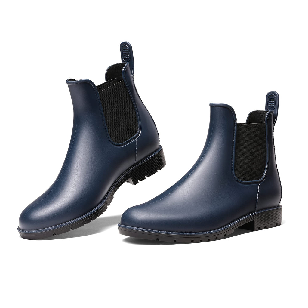 DREAM PAIRS Women's Ankle Wellies Chelsea Rain Boot