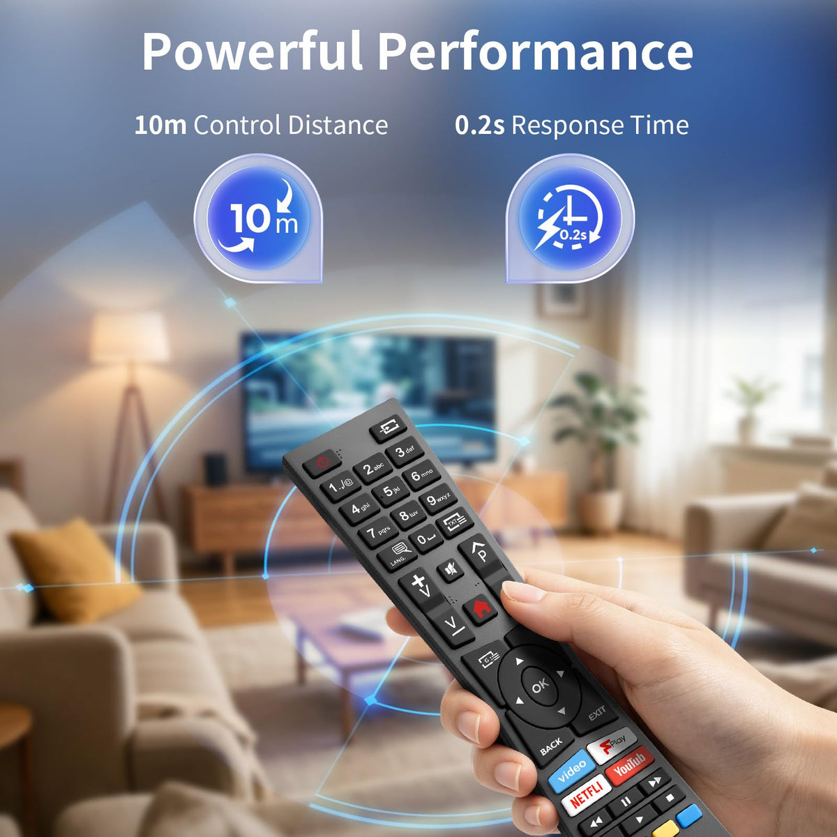 for Hisense TV Remote Control, Universal for Hisense Smart TV, Replacement