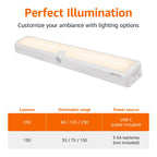 Amazon Basics LED Puck Lights, Battery Operated, 50 Lumens, Under Cabinet Lighting, Easy to Install, Easy to Use, Adhesive Backing, 2-Pack, White