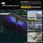 SY COMPACT Travel Umbrella Windproof Automatic Unbreakable UV Protection