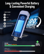 HIONXMGA Book Light,Rechargeable Reading Light for Books in Bed at Night