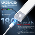 MCGOR 10inch Under Cabinet Lighting, 2 Pack Rechargeable Motion Sensor Light Indoor, 5 Levels Dimmable Magnetic Closet Lights, Wireless Under Counter Lights for Kitchen, Stairs