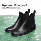 DREAM PAIRS Women's Ankle Wellies Chelsea Rain Boot