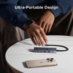 UGREEN USB C Hub, 9 in 1 Ethernet Adapter 4K@60Hz HDMI Docking Station