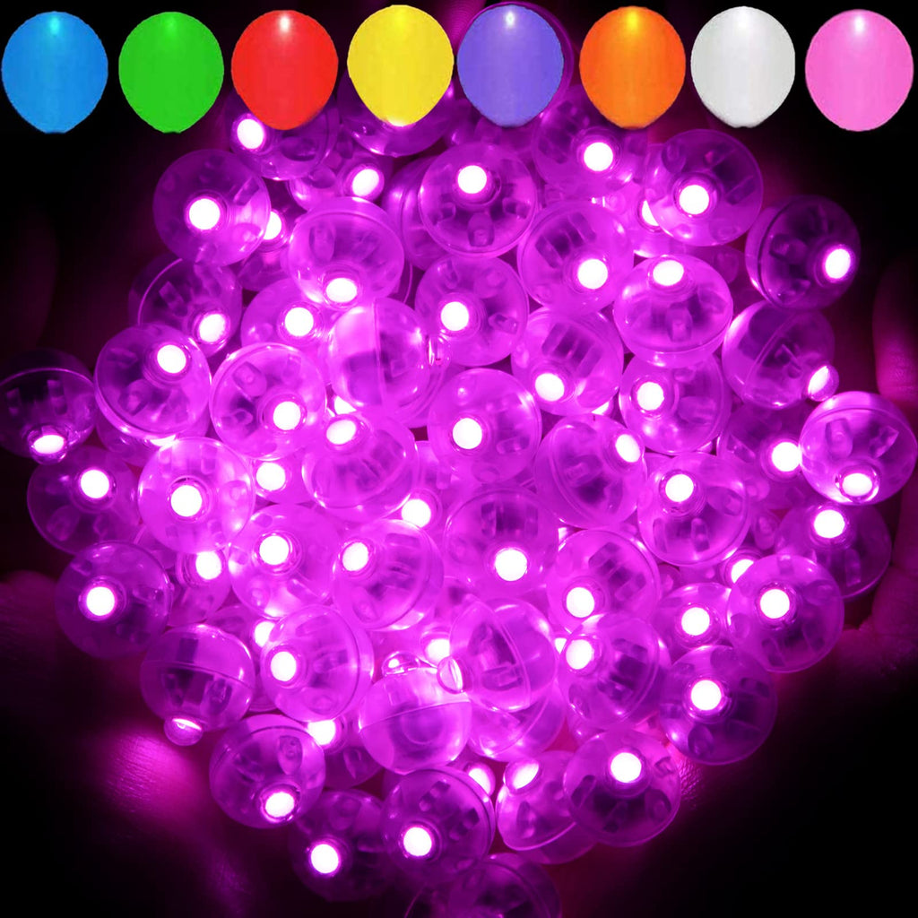 Aogist 200pcs 10-Colors Mini Lights with Hook,Long Standby Time Waterproof LED Balloon Light,Battery Powered,Ball Lamp for Balloon Paper Lantern Birthday Party Christmas Halloween