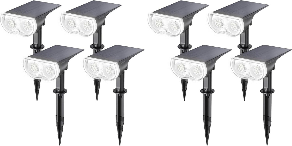 Linkind Halloween Solar Lights Outdoor Spotlight Waterproof RGB 2 Pack