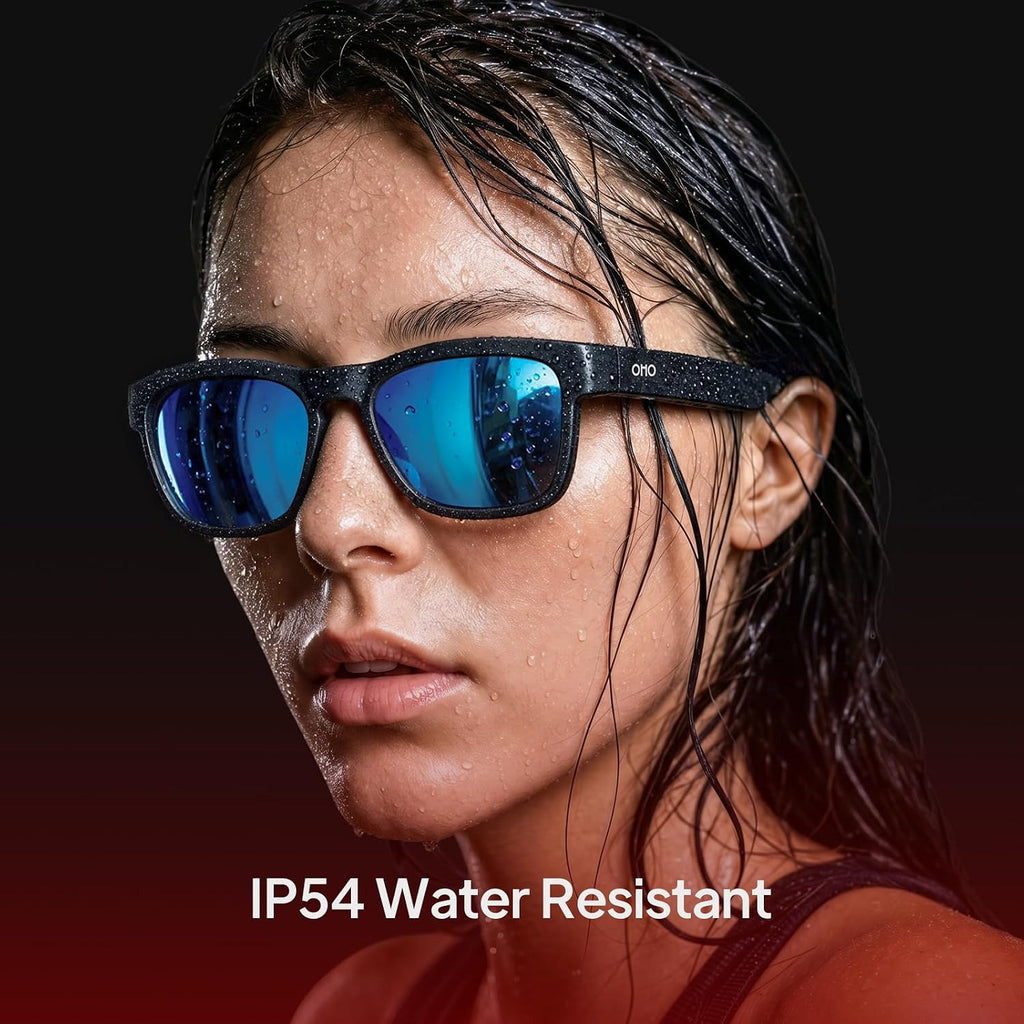 OhO Open Ear Smart Glasses, UV400 Z87.1 Lightweight Bluetooth Sunglasses