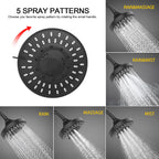 FEELSO Shower Head with Shower Filter, Filtered Shower Head for Hard Water
