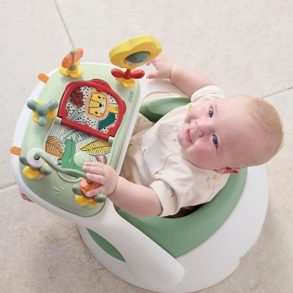 Mamas & Papas Baby Snug Floor Seat and Activity Tray - Clay