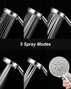 Magichome Shower Head, High Pressure Shower Head with 5 Spray Modes