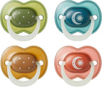 Tommee Tippee NightGlow Dummy Orthodontic 18-36m Pack of 4