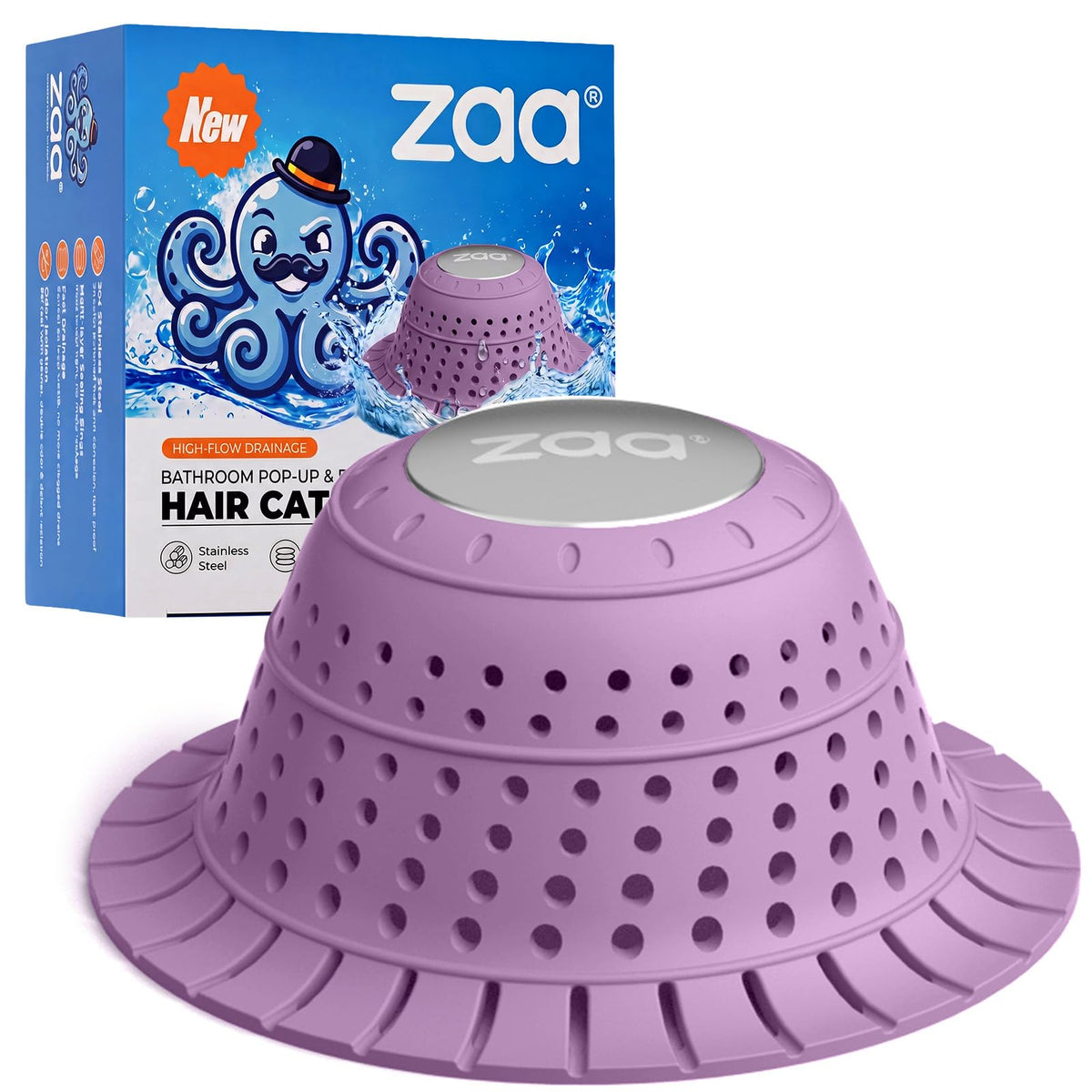 zaa Shower Drain Hair Catcher Bathtub Drain Strainer Sink Drain Protector