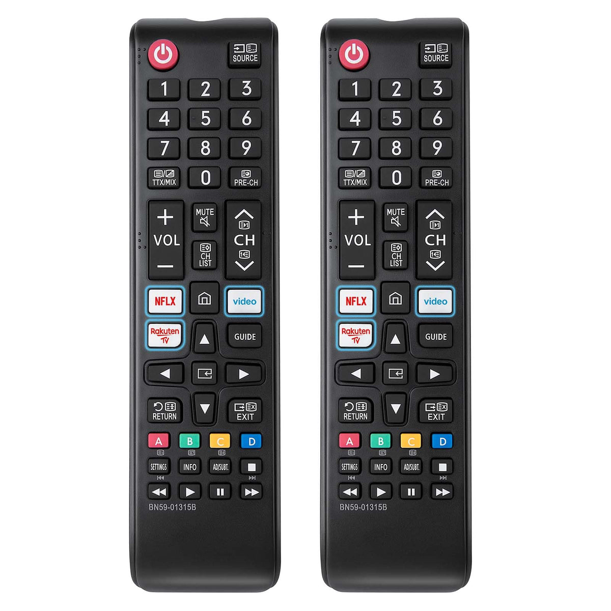 for JVC-TV-Remote-Control, Universal Replacement RM-C3338 for JVC Smart TV