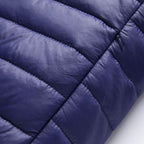 Men Winter Warm Down Jacket Long Sleeve Quilted Coats Casual Puffer Jackets Mens Outdoor Ski Hiking Windproof Stand Collar Full Zip Outwear Solid Color Thermal Coat