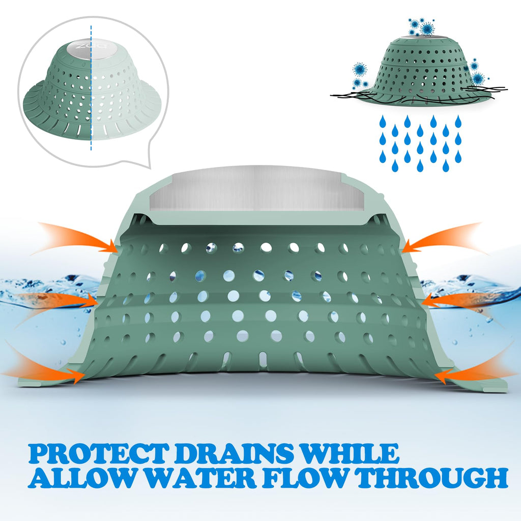 zaa Shower Drain Hair Catcher Bathtub Drain Strainer Sink Drain Protector