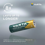 VARTA Batteries AAA, rechargeable, Pack of 16, Power on Demand, 1000 mAh