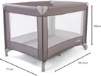 Red Kite Sleeptight Travel Cot - Grey