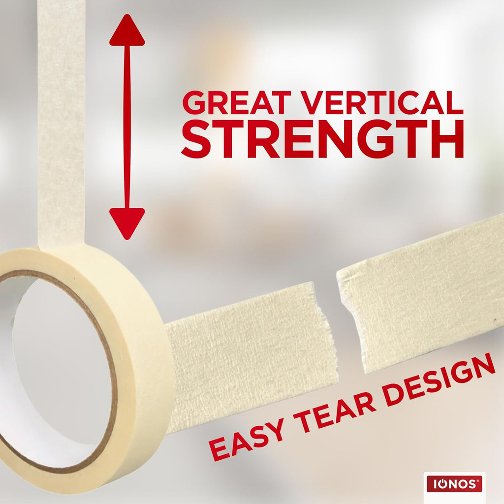 Status IONOS Masking Tape, Multi Surface, Pack of 2, 23mm x 20m
