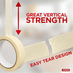 Status IONOS Masking Tape, Multi Surface, Pack of 2, 23mm x 20m