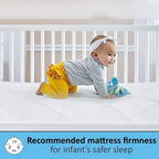 Toddler Cot Mattress 120 x 60 x 5 cm – Extra Thick Baby Mattress for Cot Beds – Quilted Polypropylene Cover – Firm Foam Support, Removable Cover – UK Made