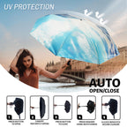 SY COMPACT Travel Umbrella Windproof Automatic Unbreakable UV Protection