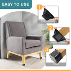Ansible 24 Pcs Chair Leg Floor Protectors Round