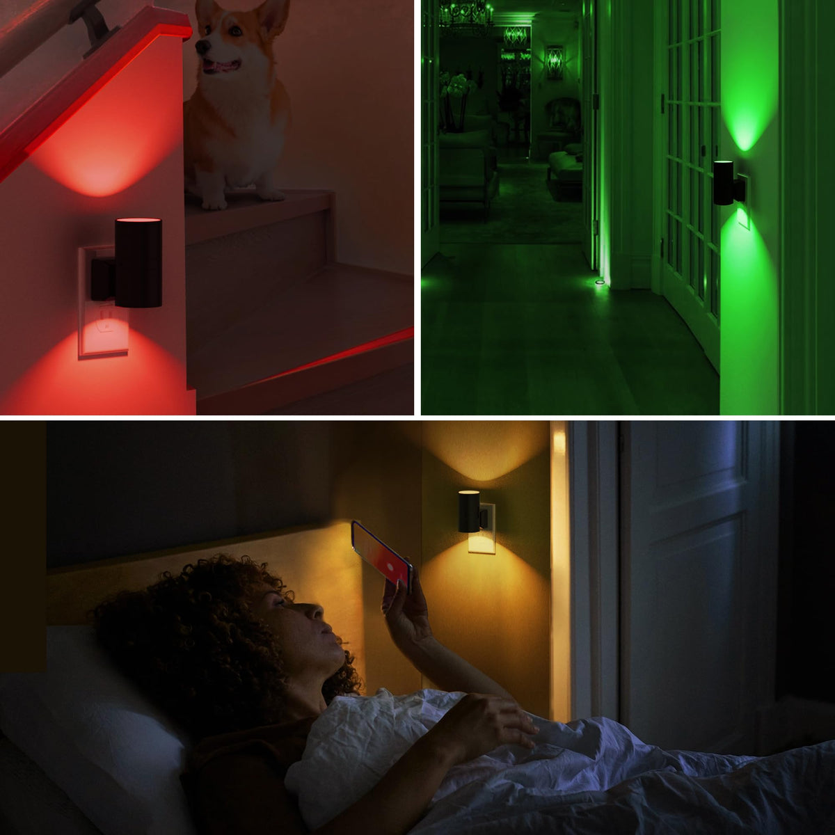 L LOHAS LED Night Light Plug in, Night Lights Plug into Wall, Soft White