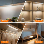 Under Cabinet Lighting Wireless, 10inch Motion Sensor Light Indoor, 3Pack