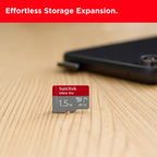 SanDisk 128GB Ultra microSDXC card + SD adapter, Memory card Full HD, up to 140 MB/s, For smartphones and Tablets, with A1 App Performance, UHS-I, Class 10, U1