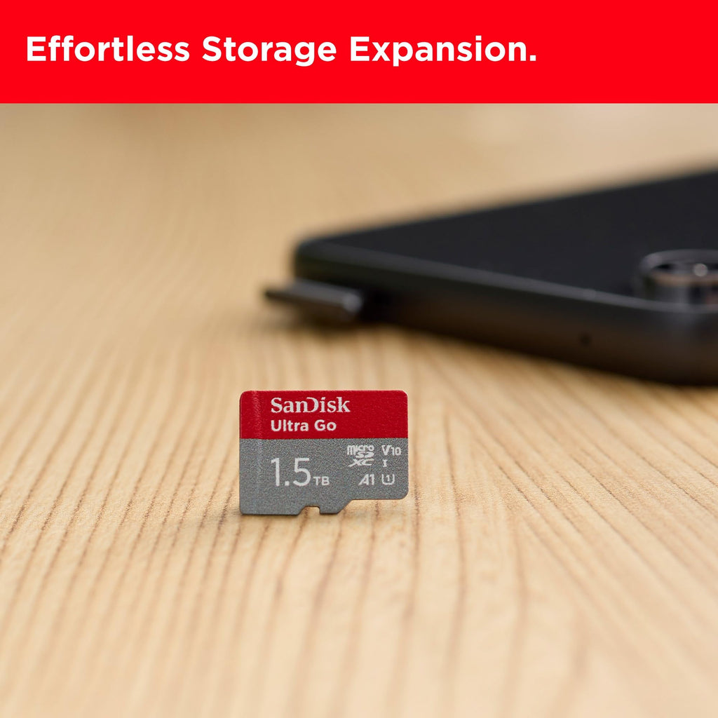 SanDisk 128GB Ultra microSDXC card + SD adapter, Memory card Full HD, up to 140 MB/s, For smartphones and Tablets, with A1 App Performance, UHS-I, Class 10, U1