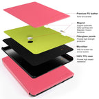 CoBak Case for 6" Kindle 11th Generation 2024 and 2022, Premium PU Leather Smart Cover with Auto Sleep/Wake for Kindle, Black