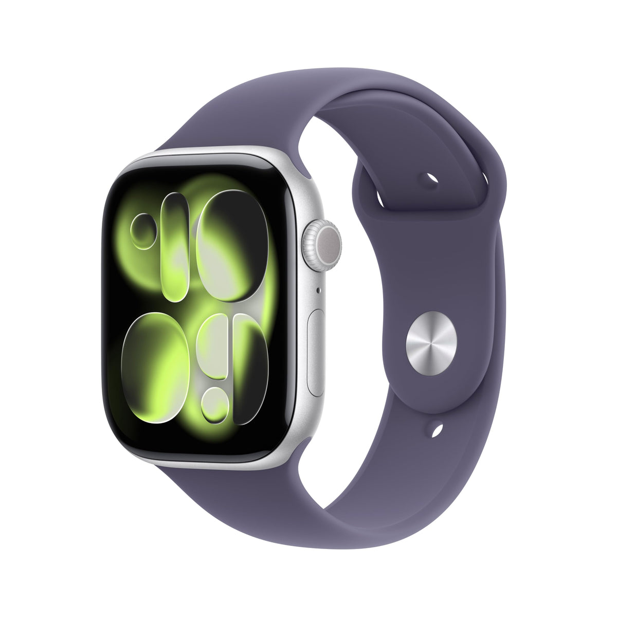 Apple Watch Series 11 GPS 42mm Smartwatch with Space Grey Aluminium Case with Black Sport Band S/M. Sleep Score, Fitness Tracker, Health Monitoring, Always-On Display, Water Resistant