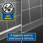 Dryzone Silicone Sealant White Anti Mould (310ml) - Premium Sanitary-Grade