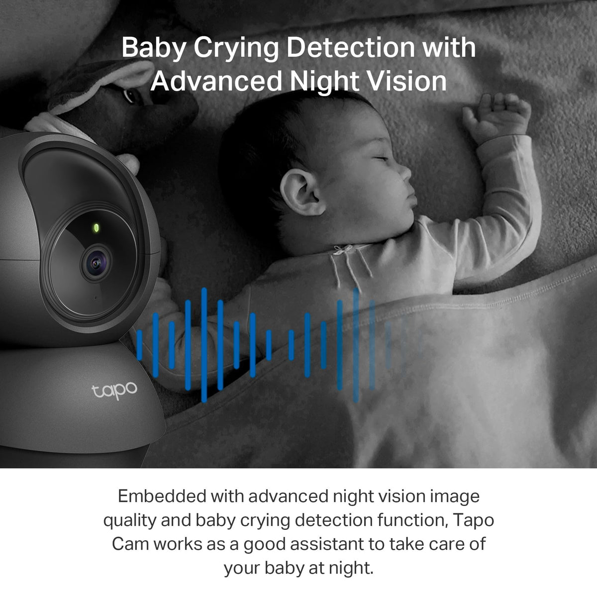 Tapo C201 Full HD Pan/Tilt Indoor Security Camera Pet Camera House Security