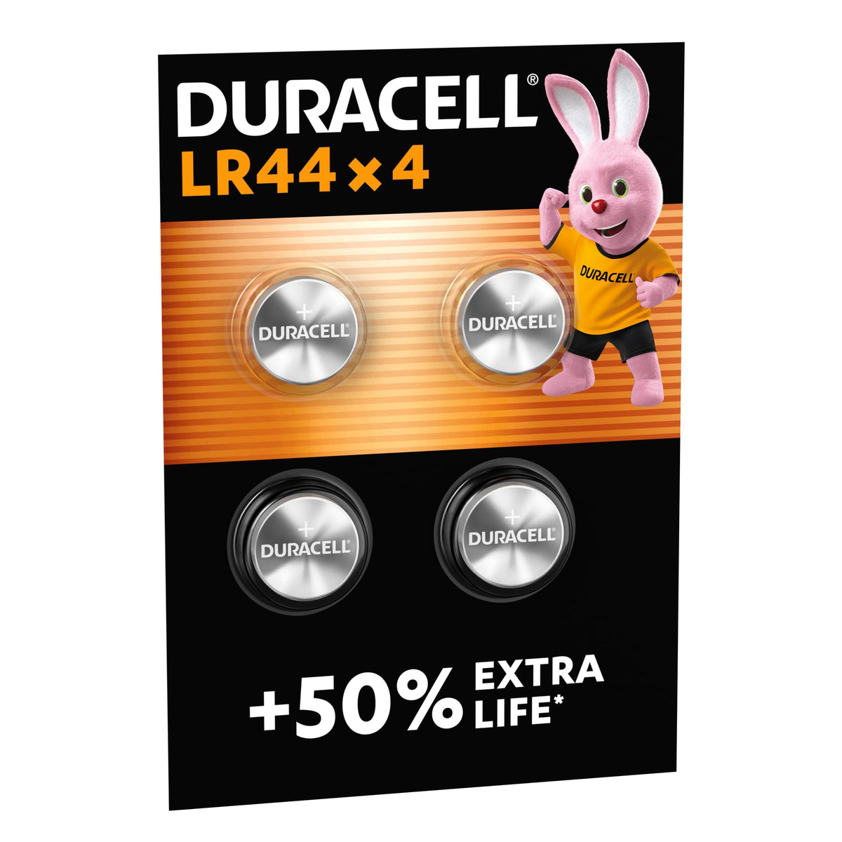 DURACELL LR44 Specialty Alkaline Battery (8 Pack) 1.5V, A76