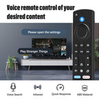 Replacement Voice Remote 3rd Gen with Voice Function fit for AMZ Smart TVs 4K/4K Max/Lite/Cube Stick,and fit for Smart TVs Cube (1st Gen and Later)