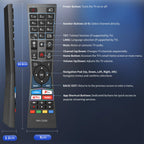 for Hisense TV Remote Control, Universal for Hisense Smart TV, Replacement