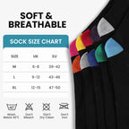 Cirorld 6/10 Pairs Mens Black Socks, Breathable Causal Cotton Socks Men