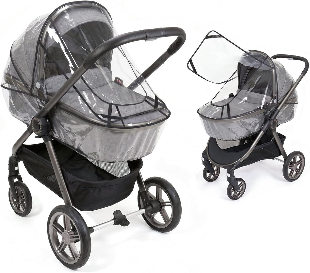 Orzbow Rain Cover for Pram, Large Viewing Window for Easy Access, Clear