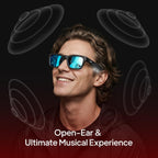OhO Open Ear Smart Glasses, UV400 Z87.1 Lightweight Bluetooth Sunglasses