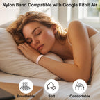 Compatible with Google Fitbit Air Strap Nylon Loop Sport Replacement Band