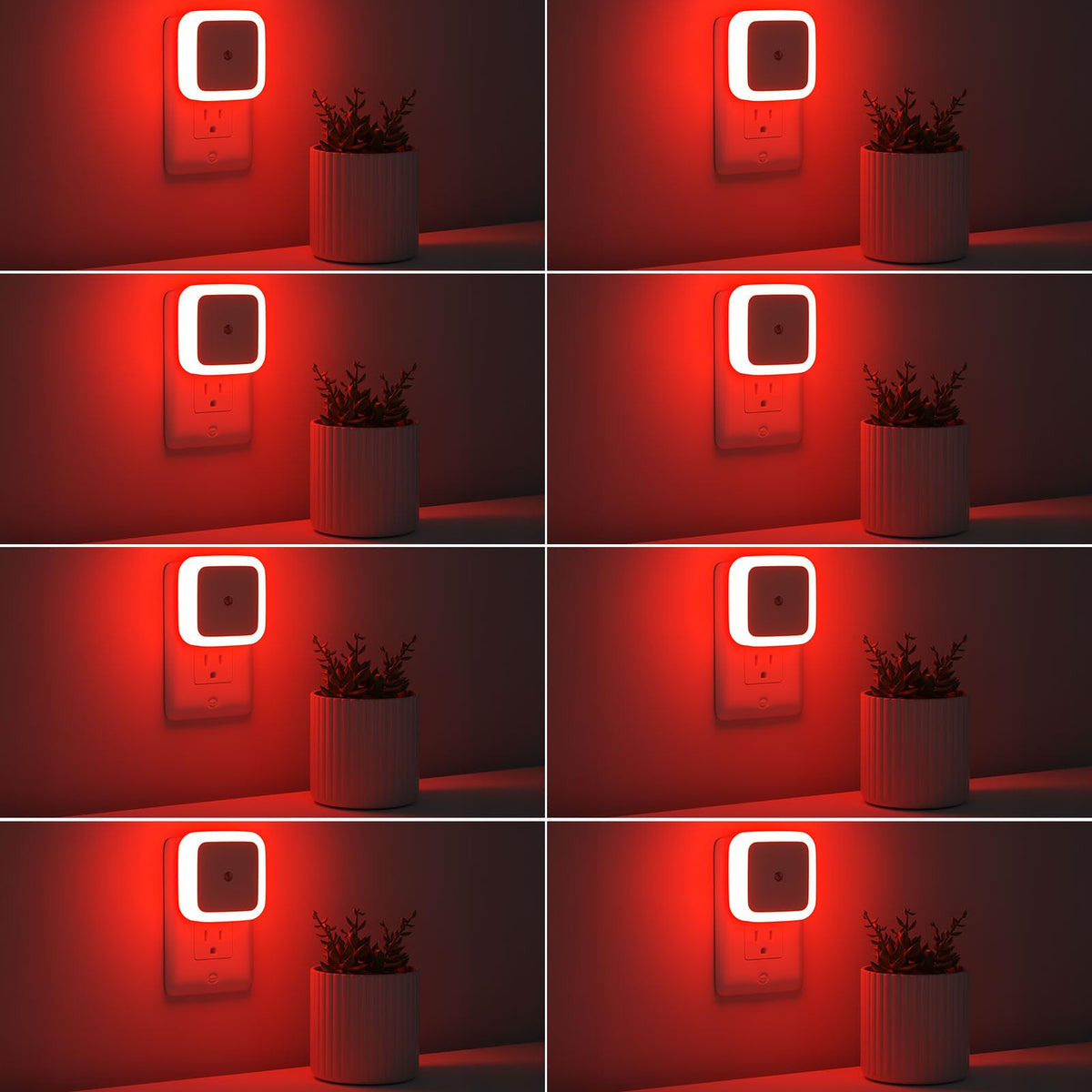 Sujeet Night Light, Night Lights Plug into Wall 8-Pack, Nightlight Plug in Night Light, Dusk to Dawn Night Lamp Led (Warm White)