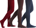 EVERSWE 3-Pack Girls Microfiber Tights Multiple Colors