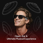 OhO Open Ear Smart Glasses, UV400 Z87.1 Lightweight Bluetooth Sunglasses