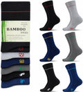 WeciBor Men's Bamboo Seamless Socks 6/12 Pack