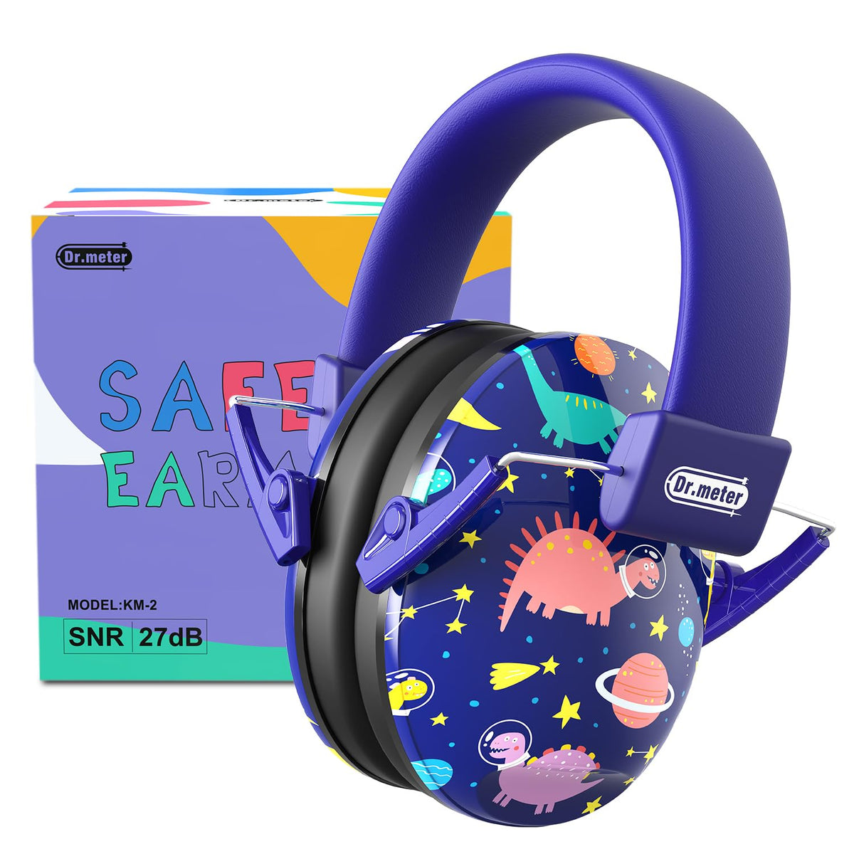 Dr.meter EM100 Noise Cancelling Headphones for Kids Adults, Ear Muffs