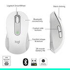 Logitech Signature M650 L Full Size Wireless Mouse - For Large Sized Hands