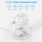 TESSAN Tower Extension Lead 5M with USB C Slots