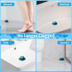 Aluvor Shower Drain Hair Catcher Bathtub Drain Cover Sink Drain Protector