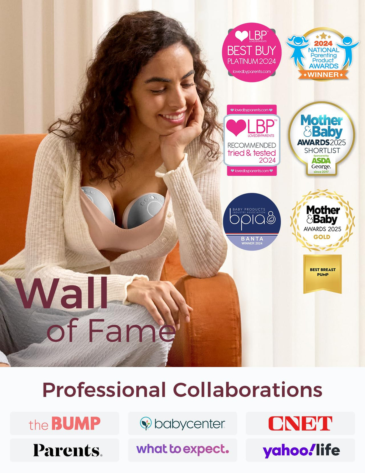 Momcozy M5 Smart Wearable Breast Pump, Double Pack, Gray